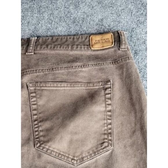 Peter Millar Pants Mens Size 38 Brown Five Pocket‎ Chino Golf MF16B93 Sportswear - Picture 7 of 8